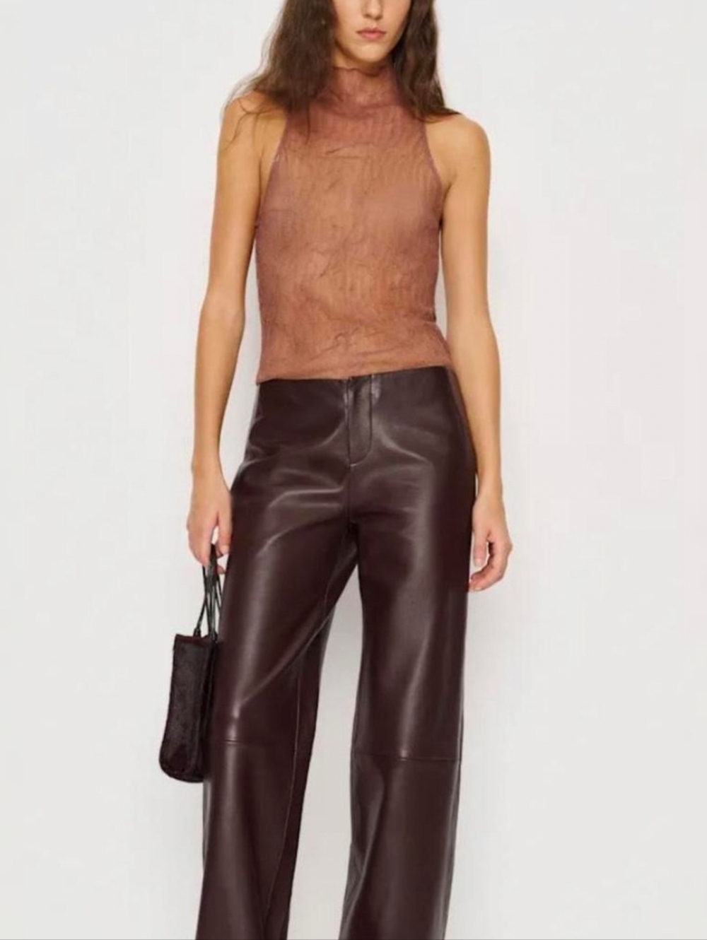 Reformation Kenji Knit Top-Bare Sz L